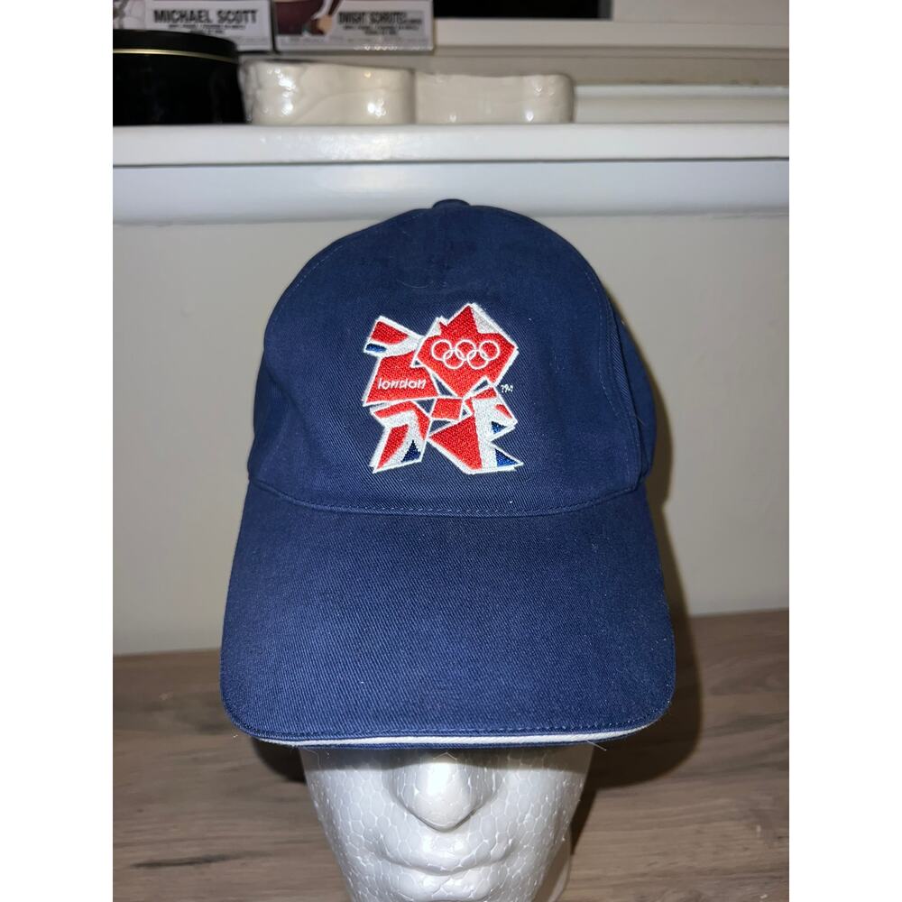 2012 Olympics Hat London Olympic Logo Blue Cap Headwear OS